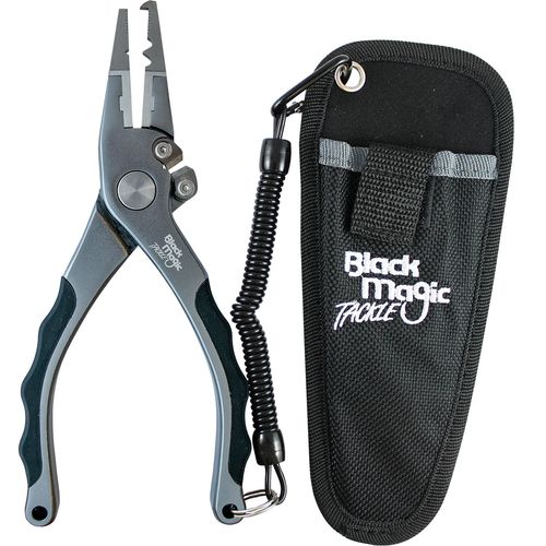 Black Magic Compact Pliers - GUN - Sportinglife Turangi